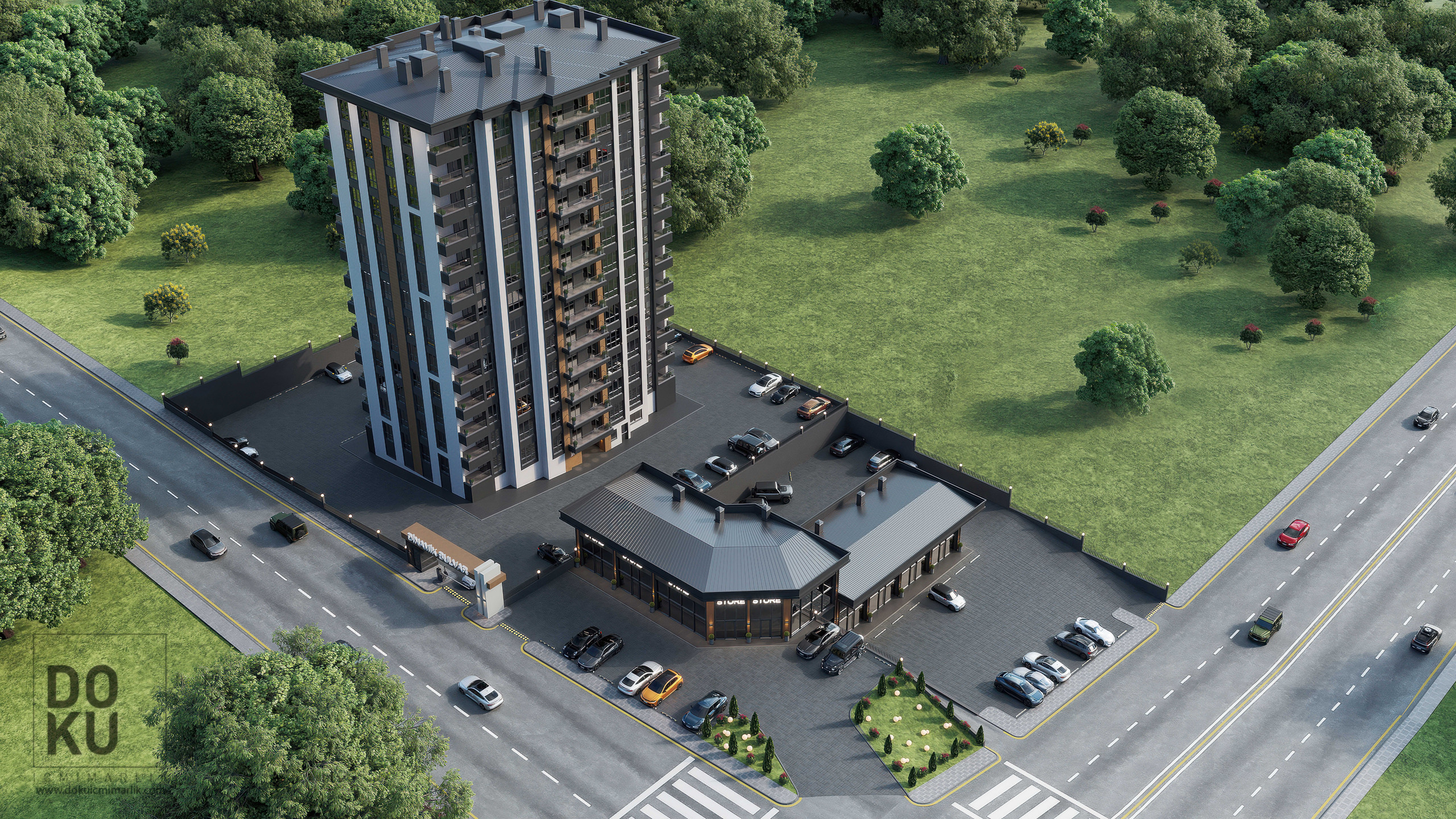 Dinamik Life Bulvar — Dış Cephe